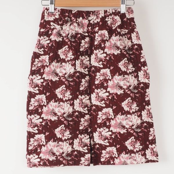 花柄タイトスカート