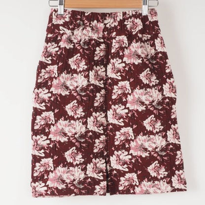 花柄タイトスカート