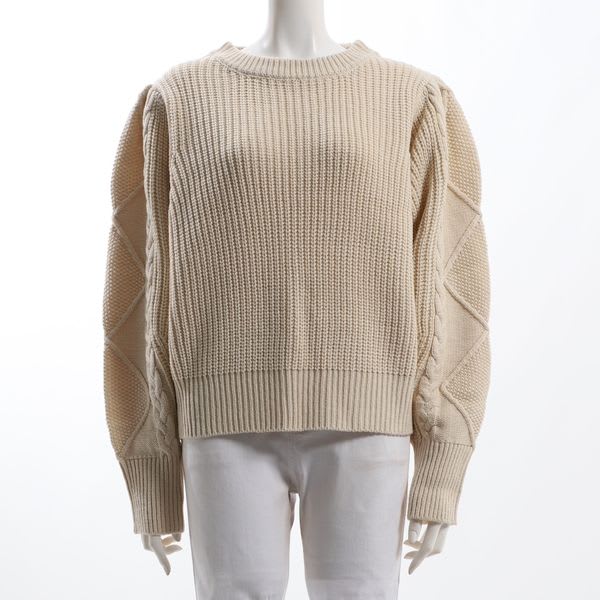 ボリュームスリーブニット