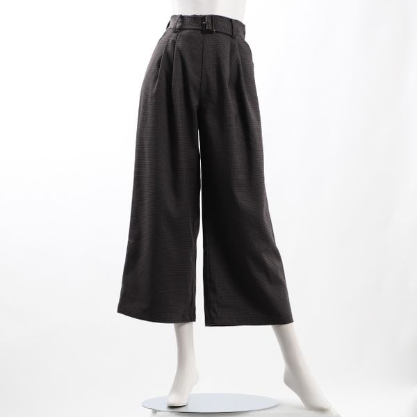 ガンクラブチェック柄ワイドパンツ