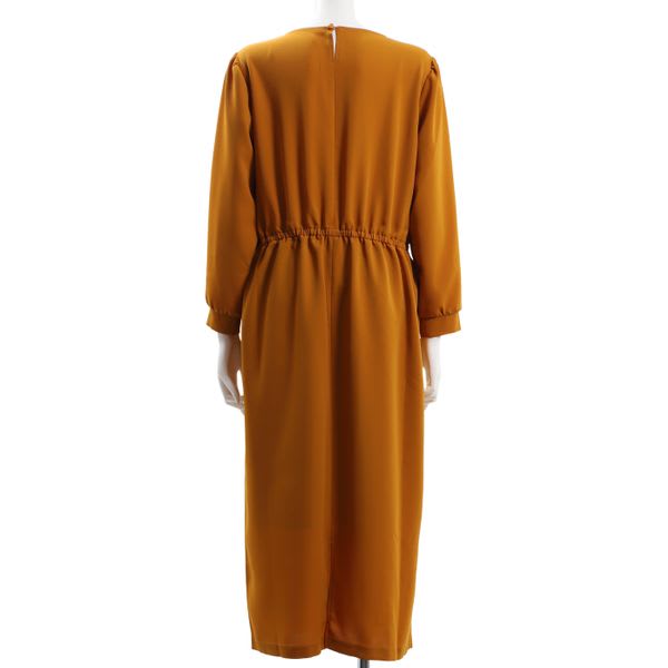 ウエストゴムワンピース