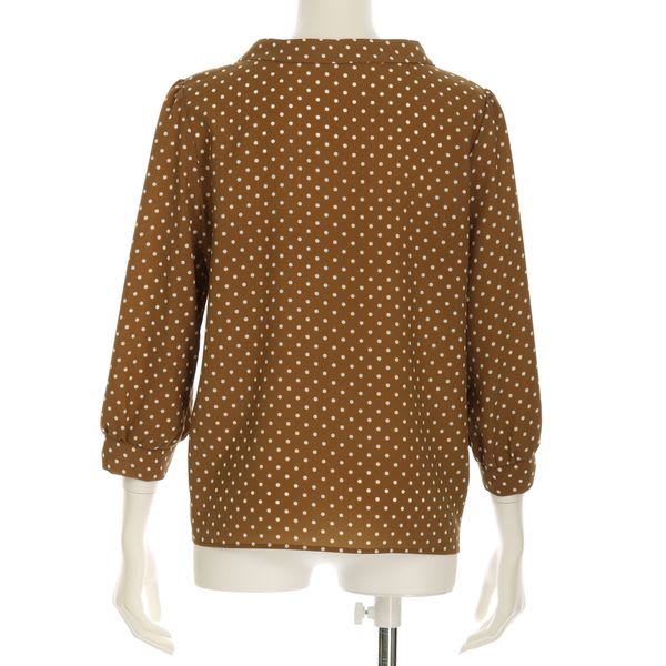 ドット柄デザインブラウス