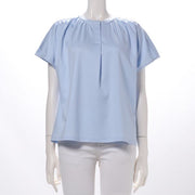 ギャザーグラフィックカットソー