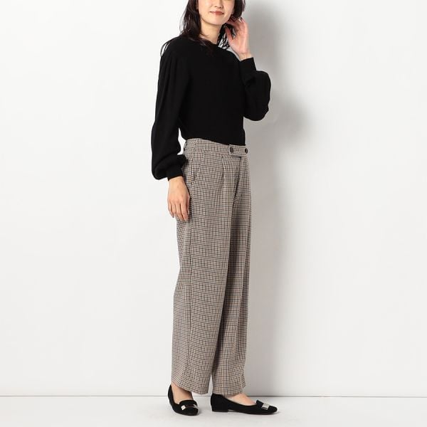 ガンクラブチェックストレートパンツ