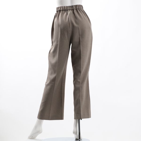 前ピンタックハイウエストパンツ