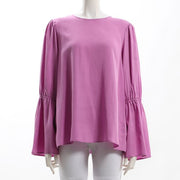 フレア袖ブラウス