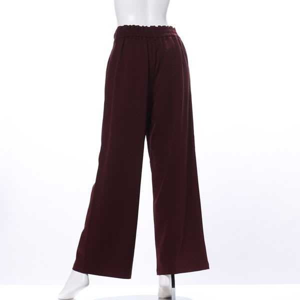 バックゴムワイドパンツ