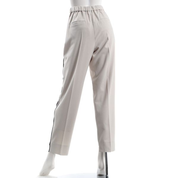 サイドラインテーパードパンツ