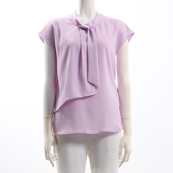 アシンメトリーボウタイブラウス