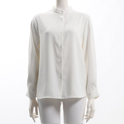 バンドカラーブラウス