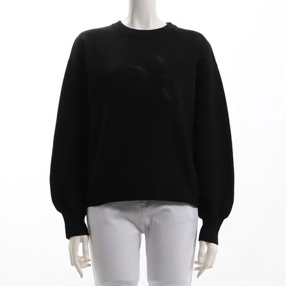 ロゴ刺繍ニット