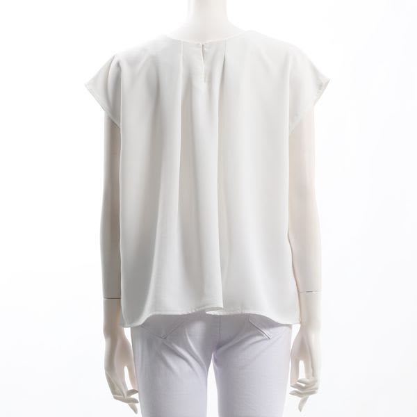 ギャザーネックブラウス