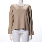 Ｖネックドロップショルダーニット