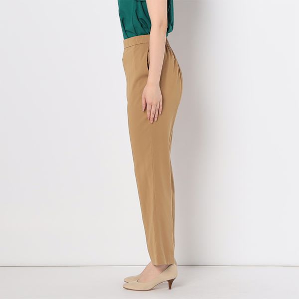 プルオン仕様テーパードパンツ