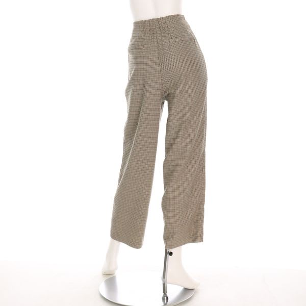 ウエストデザインストレートパンツ