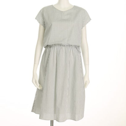 ストライプ柄セットアップ風ワンピース