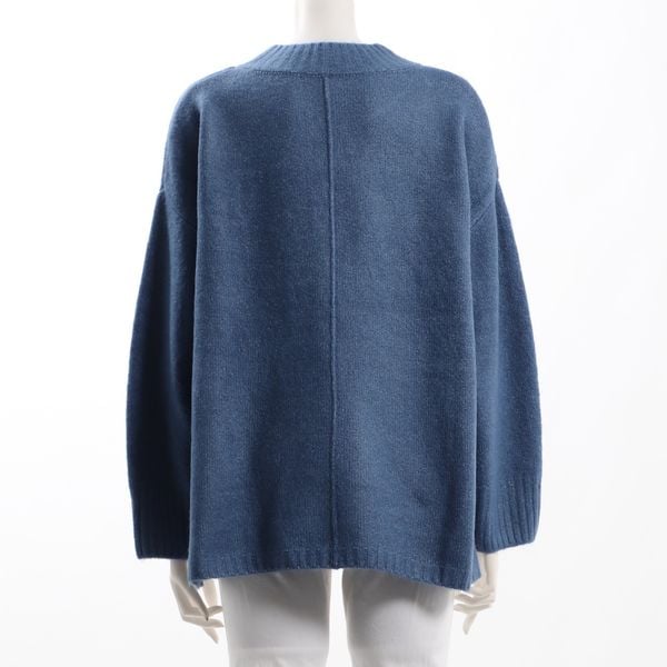 センターシームドロップショルダーニット