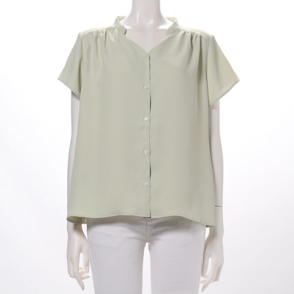 前開きブラウス