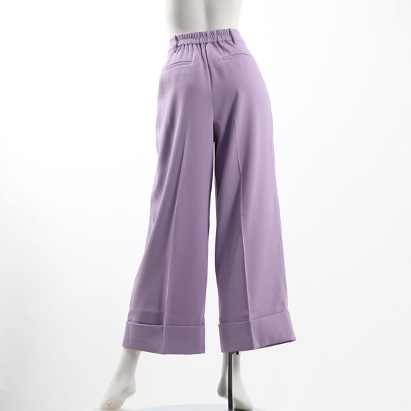 センタープレスワイドパンツ