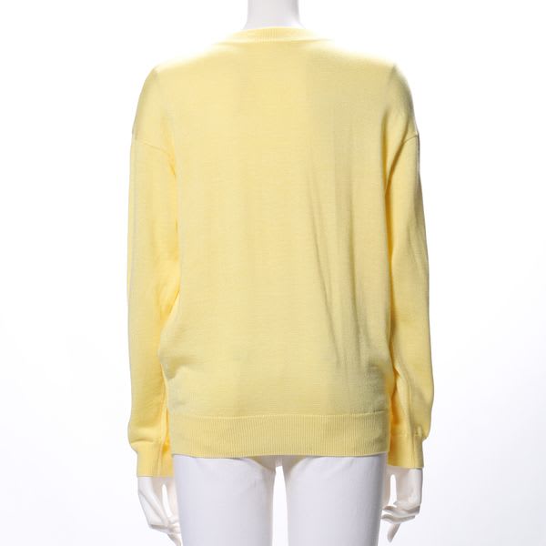 ゆったりデザインドロップショルダーニット