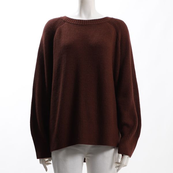 ラグランスリーブボートネックニット