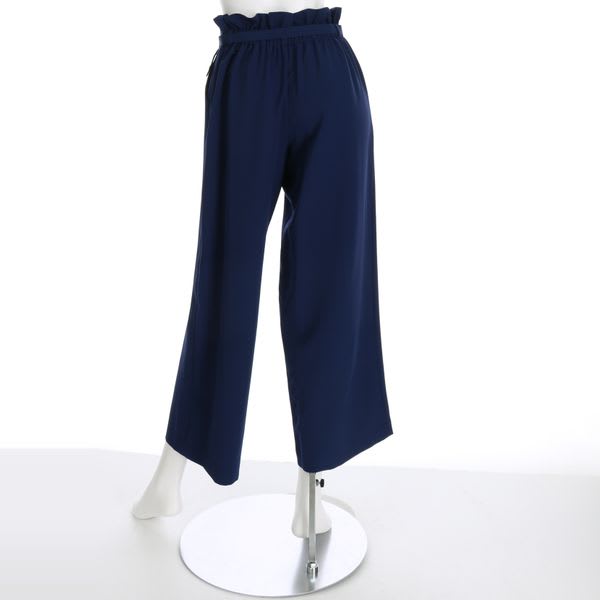 ベルト付きハイウエストワイドパンツ