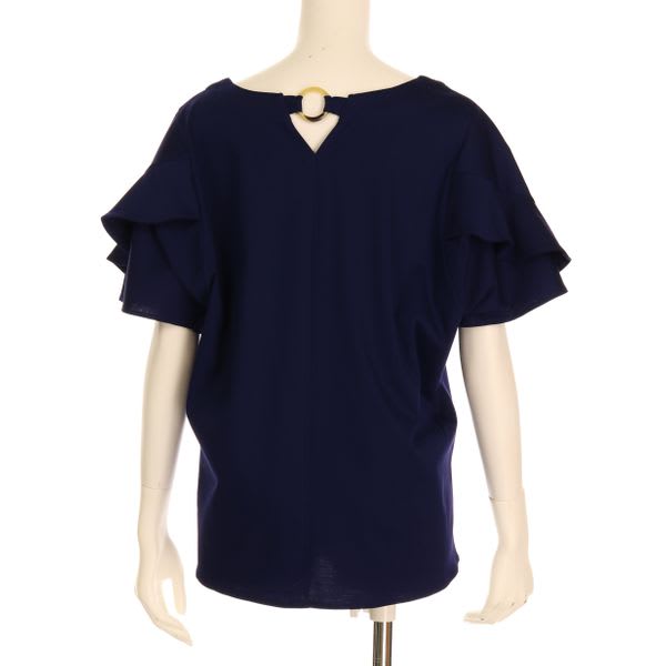 バックベルトデザインプルオーバー