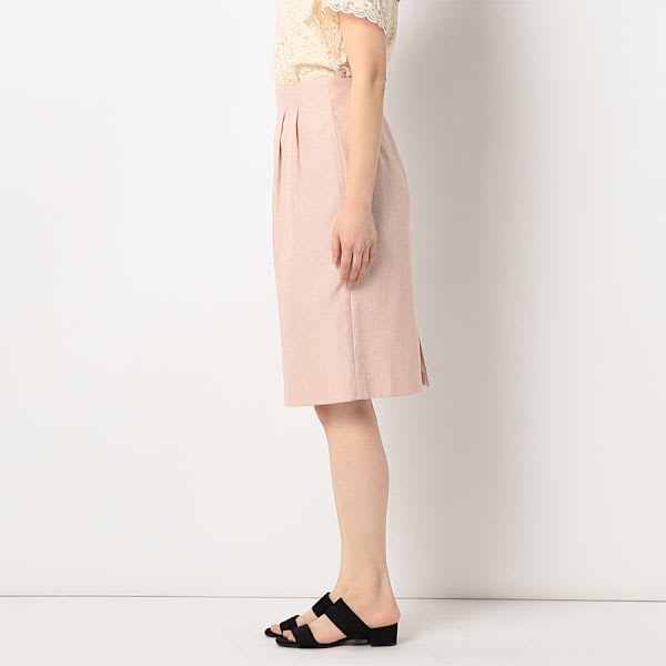 ハイウエストタック入りタイトスカート