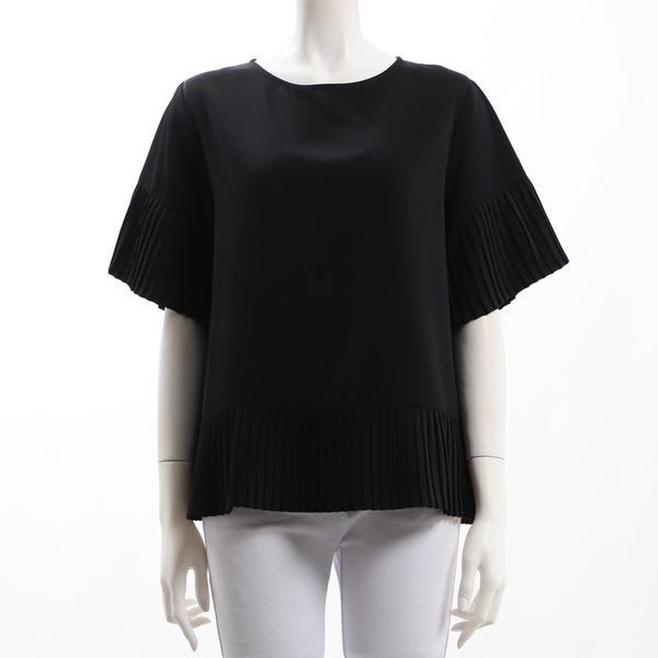 プリーツデザインブラウス