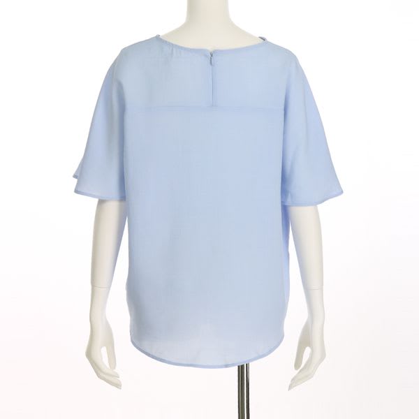 フレアスリーブブラウス