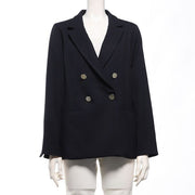 【セットアップ】ダブルブレストテーラードジャケット