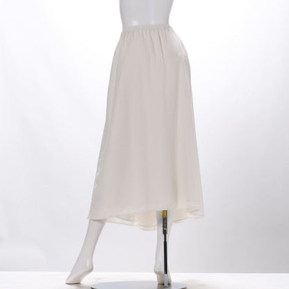 フロントベルト結びギャザースカート