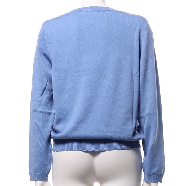 スカラップデザインニット