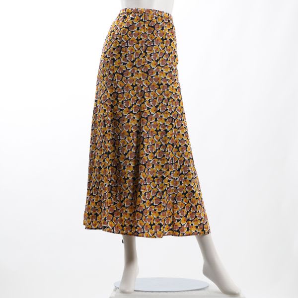 レトロフラワーフレアスカート