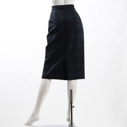 チェック柄タイトスカート