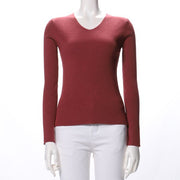 ハイゲージVネックニット