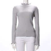 メロー加工リブニット