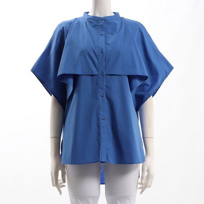 ケープデザインブラウス