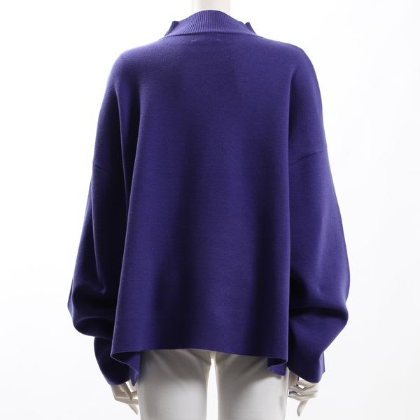 サイドスリットニット