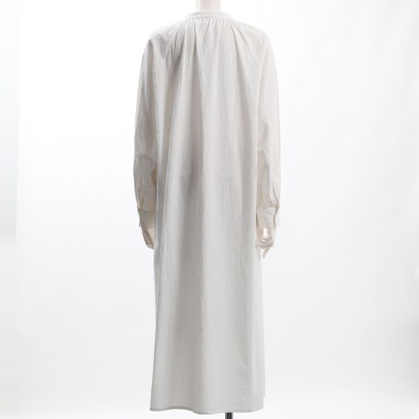 オープンフロントネックワンピース