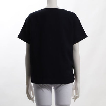 リネンライクツイルボートネックブラウス