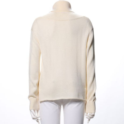 シンプルシルエットタートルネックニット