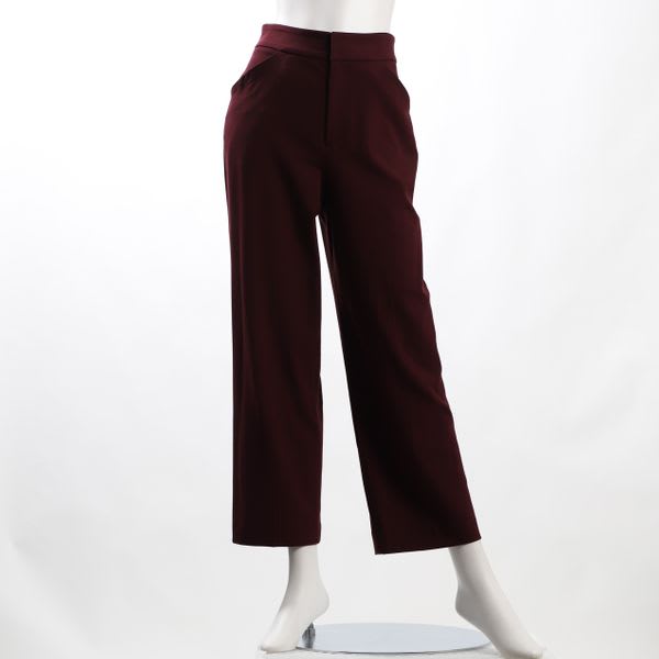 カルゼ後染めストレッチストレートパンツ