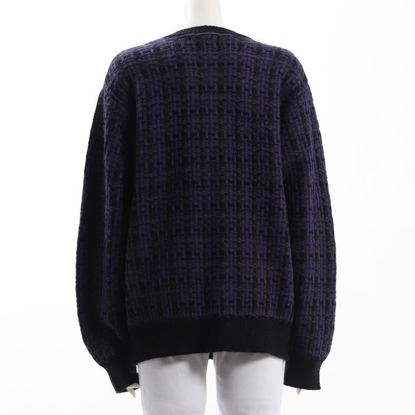 金色ボタンツイードカーディガン