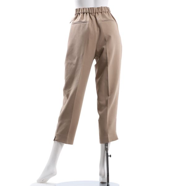 ベルト付きポケットテーパードパンツ