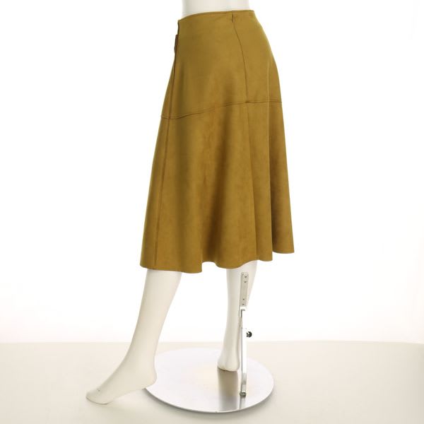 ベルトデザインフェイクスエードスカート