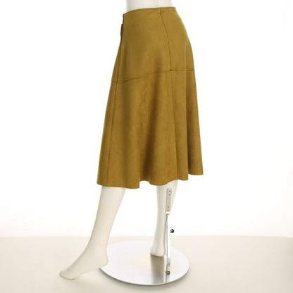 ベルトデザインフェイクスエードスカート