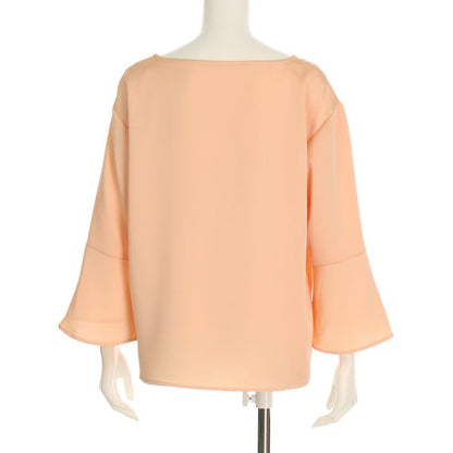 ベルスリーブボートネックブラウス