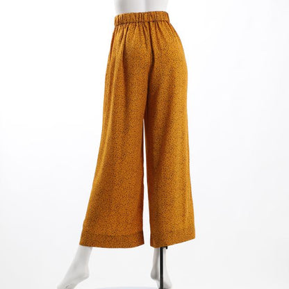 バックゴムワイドパンツ