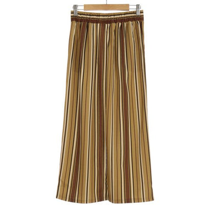 マルチストライプ柄タイトスカート